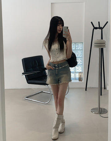 Monaca Lace Frill Blouse